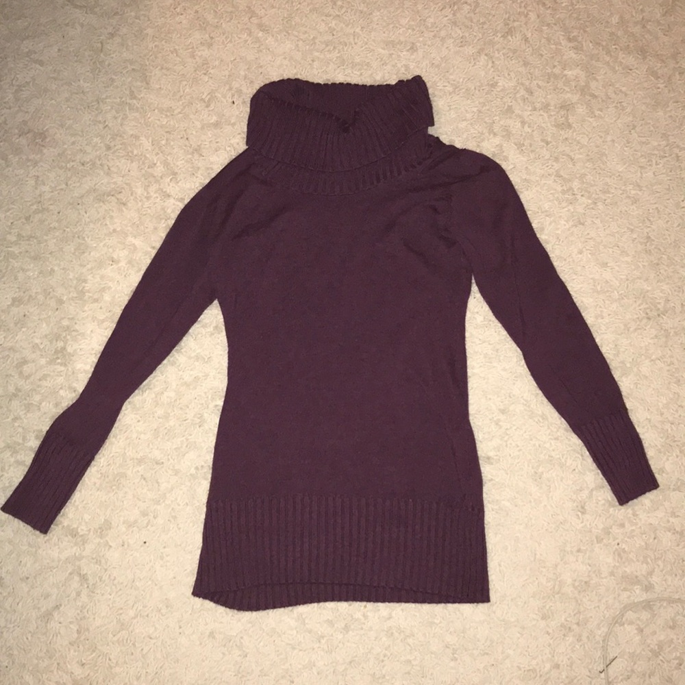 Plum sweater dress!